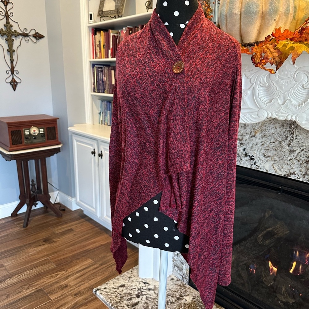 Valentine’s Day - Burgundy lightweight sweater/top